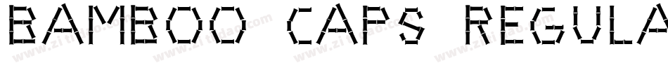 BAMBOO CAPS REGULAR字体转换